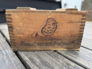 Vintage Dove Tailed Wooden Bon Ami Cleaner Box - Picture 1 of 8