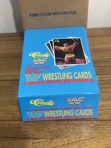 1990 Classic WWF Wrestling Series 1 CASE (2 Boxes) . - Picture 1 of 8