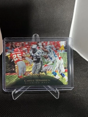 1995 Pinnacle Trophy Collection Chris Warren 7 Seattle Seahawks SP - Image 1 of 2