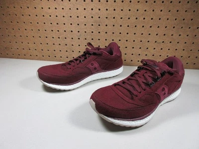 Saucony womens burgundy Freedom runner wool running shoes 10 M NWOB - Image 1 of 4