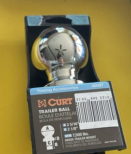 Bola de remolque enganche CURT para acopladores de enganche de 2-5/16", 7.500 libras, 2-5/16" 40067 - Imagen 1 de 3