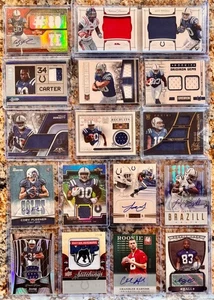 All 16 Indianapolis Colts Game Used Jersey Patch Autograph Booklet RC Relics /30 - Picture 1 of 5