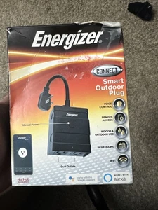 Enchufe inteligente exterior Energizer Connect EOX3-1001-BLK - Imagen 1 de 4