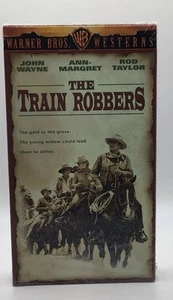 The Train Robbers (VHS, 1997) John Wayne Ann Margret Rod Taylor Neu - Bild 1 von 3