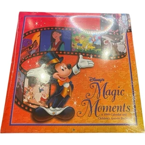 Disney’s Magic Moments 1999 Calendar & Children’s Activity Book Grolier New Seal - Picture 1 of 8