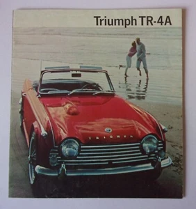 TRIUMPH TR4A Sports Car orig 1966 USA Mkt Sales Brochure - TR4 A - Picture 1 of 4