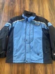 Spyder Blue/Black Ski & Snowboard Jacket Size - XL