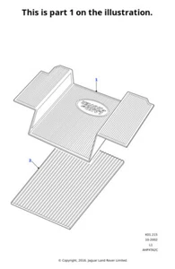 Land Rover Genuine Mat Rear Load Space Floor Cover Loading Compartment STC4629 - Picture 1 of 12