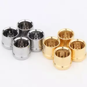 12PCS HiFi Audio RCA Plug Caps Noise Stopper 24K Gold/Rhodium Plated Brass New - Bild 1 von 16