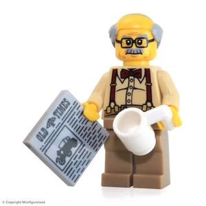 LEGO Minifigura Coleccionable: Serie 10: #08 - Abuelo (¡Paquete Sellado!) - Imagen 1 de 3