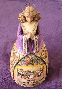 Jim Shore Angel 'Una oración de agradecimiento' Heartwood Creek 8 1/2" de altura 4005280 - Imagen 1 de 8