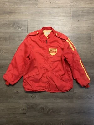 Vintage Pirelli World Champion Racing Jacket Coat Size L Made In USA King Louie - Image 1 of 4