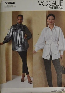 Vogue Muster - V2068 - MISSES' TOP AND SASH - Bild 1 von 2