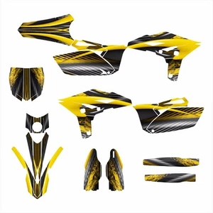 2010 2011 2012 2013 YZ250F Graphics sticker kit #3333-Yellow - Imagen 1 de 2