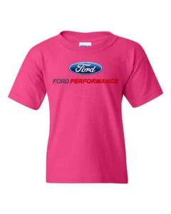 Ford Performance Youth T-Shirt Ford Mustang GT ST Racing Tee - Picture 1 of 8
