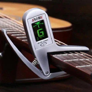 Guitar Tuner Capo 2 IN 1 Professional Smart Combination of Metal Capo and Tuner - Picture 1 of 9