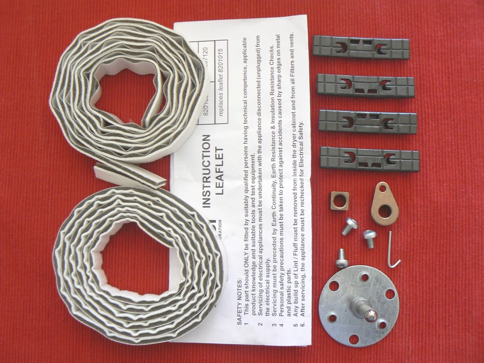 GENUINE INDESIT TUMBLE DRYER DRUM SHAFT BEARING KIT FITS IS70C / IS70CS - image 1 of 1