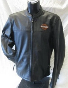 GENUINE Harley Davidson 3XL Leather Jacket STOCK Bar & Shield 98112-06VM MINT - Picture 1 of 14