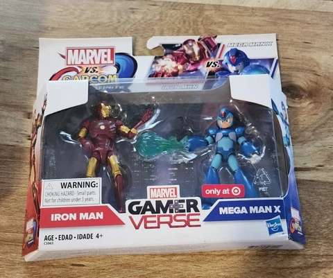 Marvel Gamerverse Marvel vs Capcom Infinite Iron Man & Mega Man X 2-Pack Target Cover