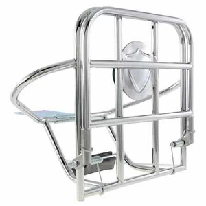 CUPPINI 25034000 PORTAPACCHI POSTERIORE PER VESPA 125 VNA VNB 32X25MM CROMO - Imagen 1 de 3