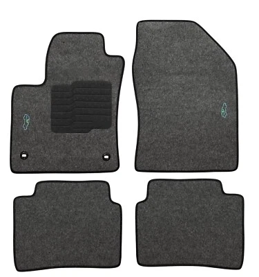 Carpet Floor Mats For 2016 to 2022 Toyota Prius Front and Rear Gray ecoMats Foto 1 de 4