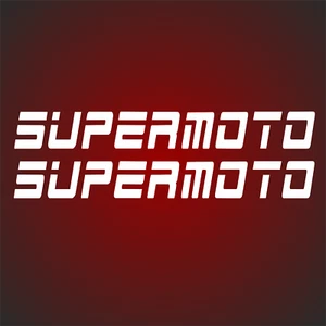 2x SUPERMOTO RACING Motorrad Motorradaufkleber Auto Aufkleber passt für ktm KTM - Bild 1 von 3