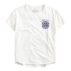 J Crew Crewcuts Girls Active New York Short Sleeve Graphic Tee Girls Size XS - Picture 1 of 8