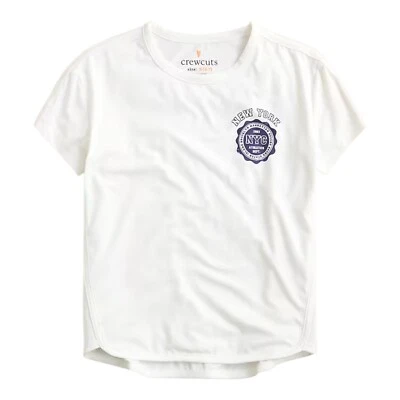 J Crew Crewcuts Girls Active New York Short Sleeve Graphic Tee Girls Size XS - Image 1 of 4