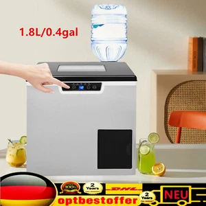 Macchina per cubetti di ghiaccio 30-40 kg/giorno macchina per cubetti di ghiaccio Crushed-Ice & Ice Maker 2 in 1 DHL - Foto 1 di 24