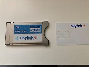 Activated Skylink Satellite tv Card HD M7 Irdeto + Neotion  Cam Irdeto CI+
