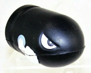 World of Nintendo Super Mario BULLET BILL Squish-Dee-Lish Soft Figure Toy 2018 - Picture 1 of 8
