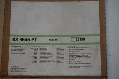 Fel-Pro HS9645PT - Juego de juntas de culata para Nissan Pulsar NX y Sentra 1989-1990 Foto 1 de 3
