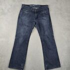 Guess Jeans Men's 32x30 Blue Montara Straight Leg Denim Boot Cut Five Pocket