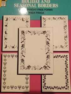 Teacher Supplies Copy Art Borders Book Copy Key Holiday Borders for Worksheets - Picture 1 of 11