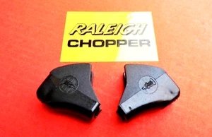 RALEIGH CHOPPER MK1 MK2 - NEW RETRO BLACK BRAKE LEVER HOODS / COVERS x 2 - Picture 1 of 6