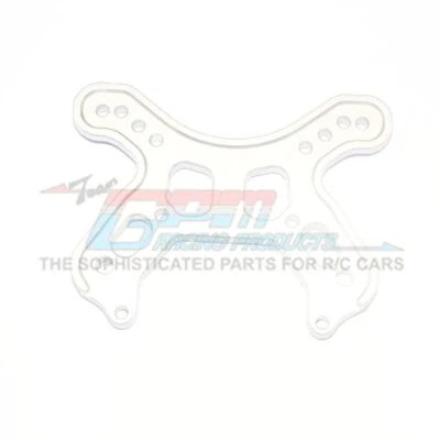 Torre de amortiguador frontal de aluminio GPM Racing plateada: Arrma 1/8 TYPHON 6S BLX Foto 1 de 3