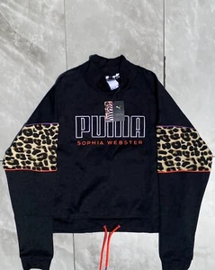 New BNWT PUMA x SOPHIA WEBSTER Women's Crewneck Sweatshirt Sweater XS Xtra Small - Picture 1 of 6