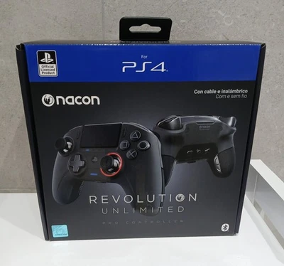 NACON Revolution Unlimited Pro Gamepad for PlayStation 4 - Black - Image 1 of 3