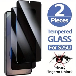 2X Privacy Hartglas Displayschutzfolie für Galaxy S23 S24 S25 FE Ultra Edge - Bild 1 von 7