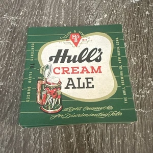 Lot Of (40) Hull’s Cream Ale 12 - 16 oz Paper Labels - New - Picture 1 of 7