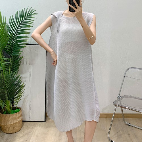 OFF WHITE Top abito donna estivo nuovo fatto a mano moda ampio oversize casual fondo gonna