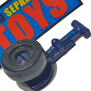 GI Joe Cobra Rattler REAR LANDING GEAR strut & wheel 1984 vehicle back part * - Picture 1 of 8