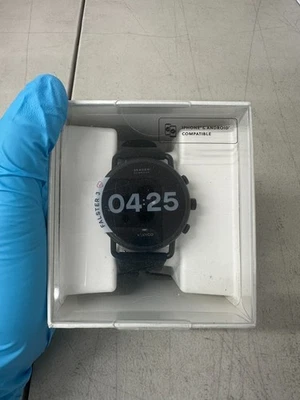 Skagen Falster 3 42mm Stainless Steel Case with Silicone Band Smartwatch - Black - Image 1 of 4