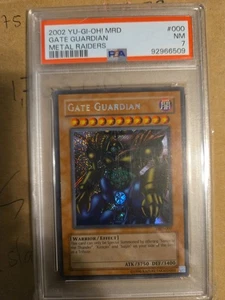 PSA 7 GATE GUARDIAN MRD #000 METAL RAIDERS 2002 YU-GI-OH! - Picture 1 of 4