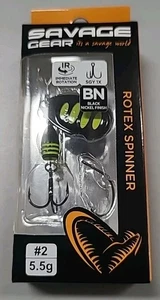 Cebo giratorio SAVAGE GEAR ROTEX Black Bee 5,5 g talla 2 ENVÍO GRATUITO  - Imagen 1 de 2