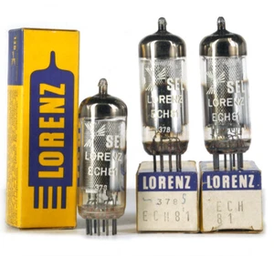 ONE 6AJ8/ECH81 LORENZ SEL NOS Tube Valve Lampe Valvula Röhre Valvola 진공관 真空管 电子管 - Picture 1 of 1