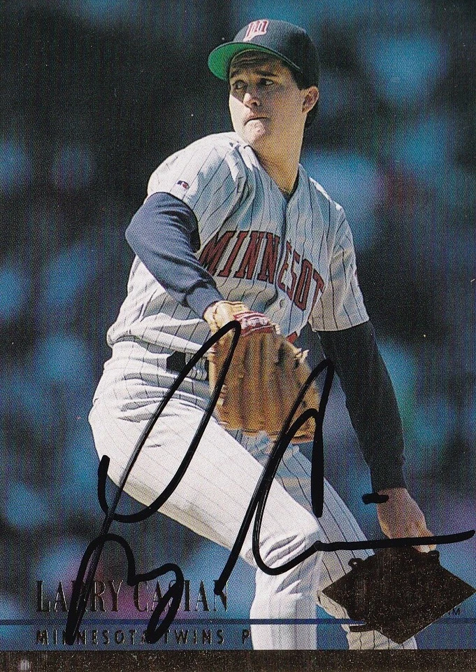 1994 Fleer Ultra Baseball #84 Larry Casian Minnesota Twins Signed Autographed - Image 1 of 1