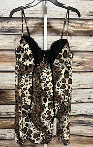 Cacique Women’s Size 18/20 Leopard Print Lingerie Babydoll New With Tags - Picture 1 of 9