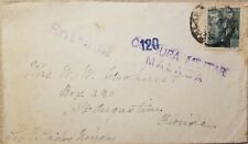 A) 1929, SPAIN CENSORSHIP MILITARY, FROM MALAGA TO FLORIDA-UNITED STATES, KING A