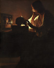 La Madeleine repentante | Georges de la Tour | 1640 impression biblique Renaissance